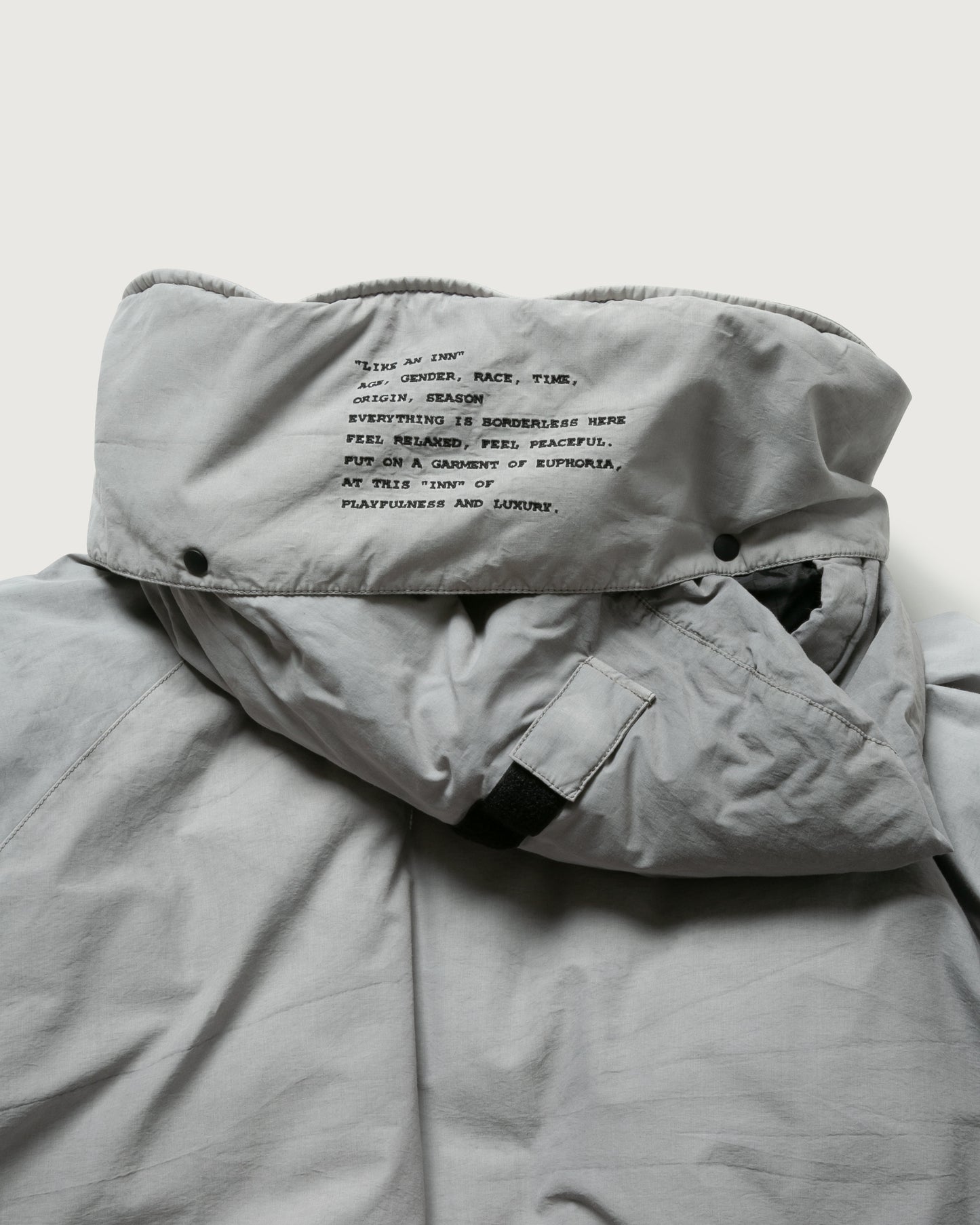 INNAT "GARMENT DYED MAKALU DOWN JACKET" / インアット "製品染めマカルーダウンジャケット"