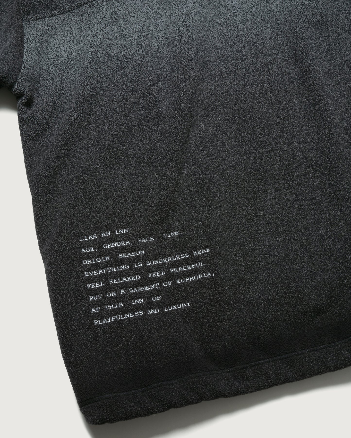 INNAT "PIGMENT PRINT WASH POLARTEC PULLOVER" / インアット "製品染めポーラテックプルオーバー"