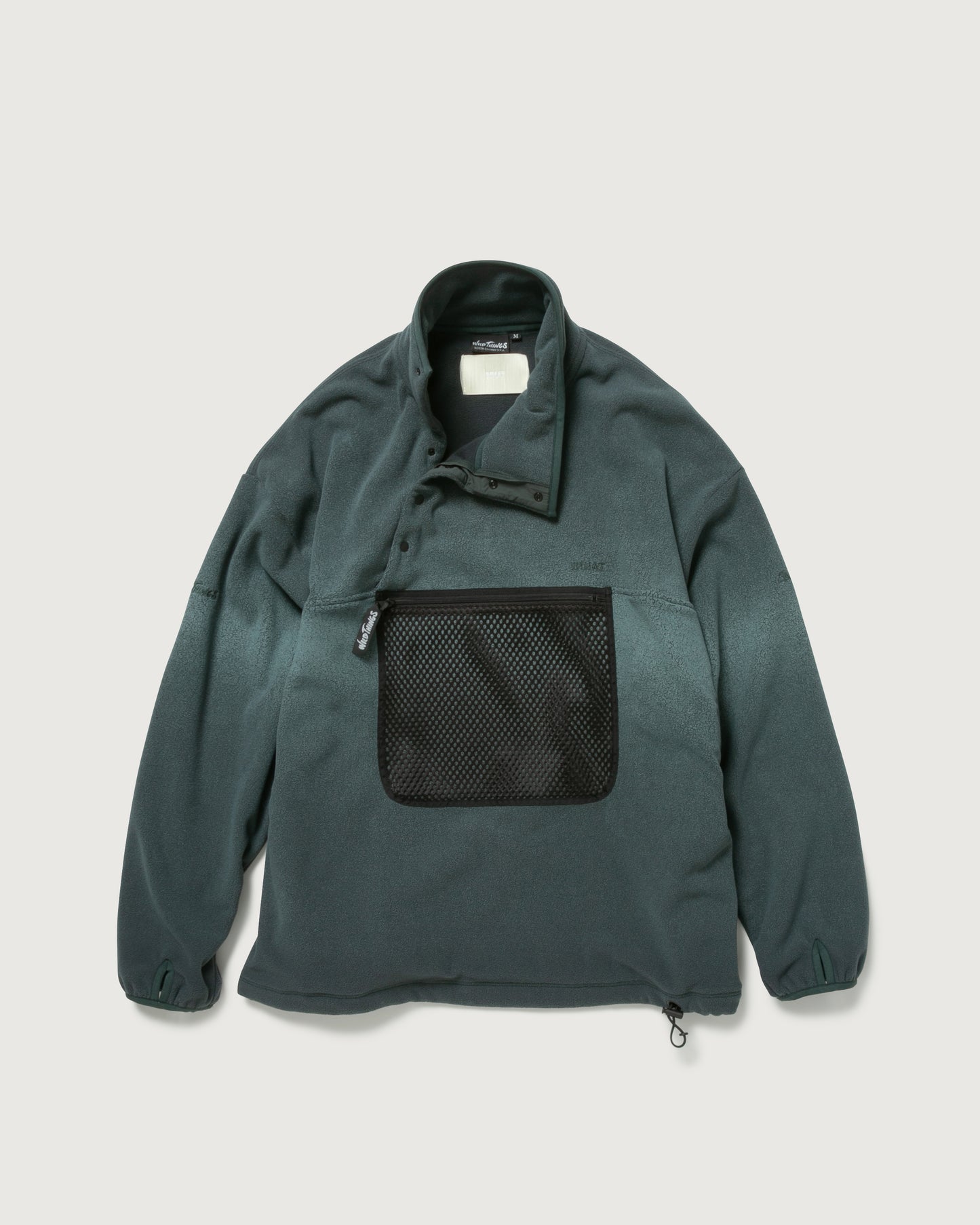 INNAT "PIGMENT PRINT WASH POLARTEC PULLOVER" / インアット "製品染めポーラテックプルオーバー"
