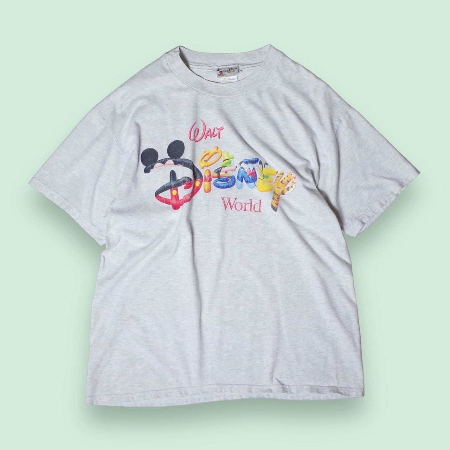 used&vintage "90s Disney Logo Tee"