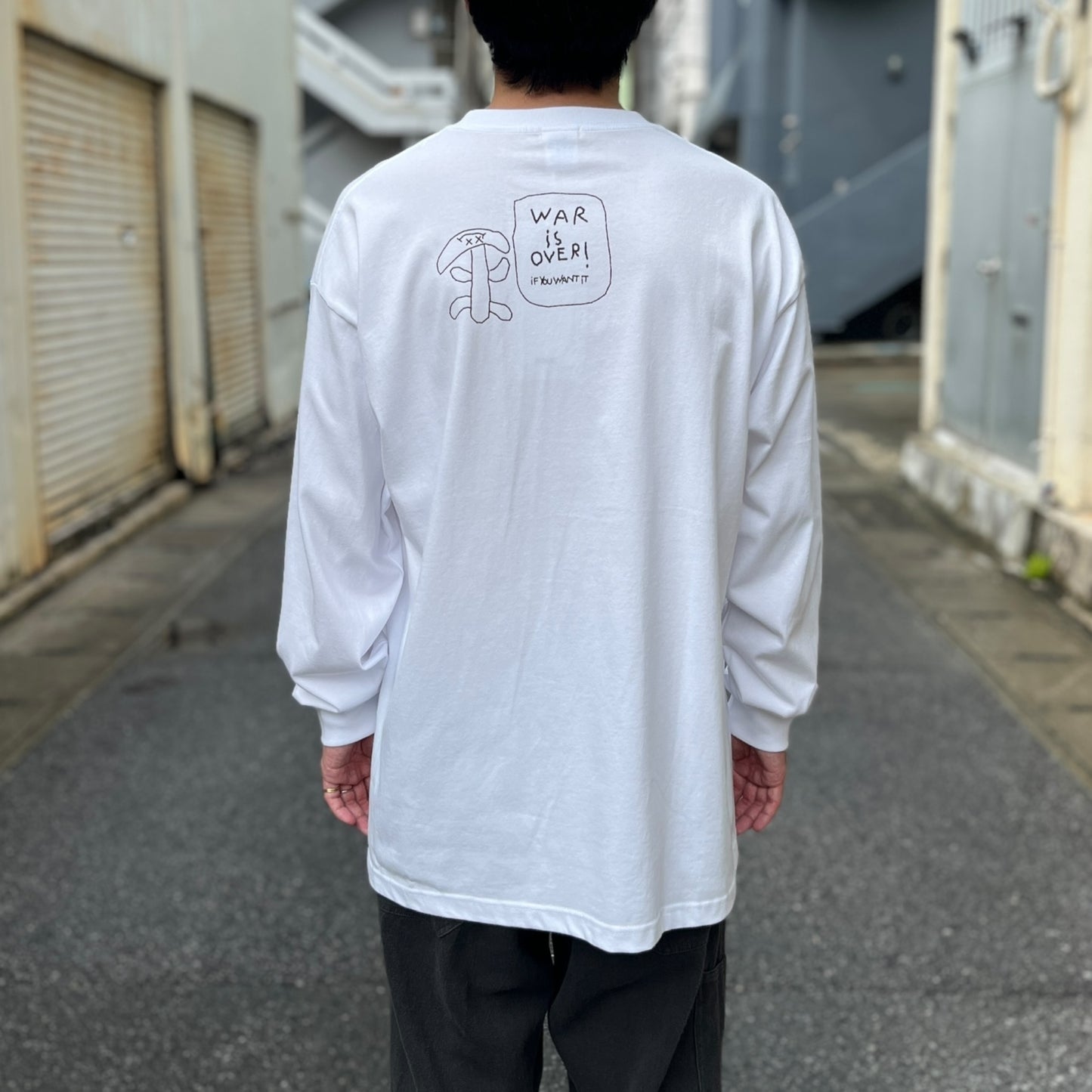 INNAT "RAKUGAKI LS TEE" / インアット "ラクガキ長袖Tシャツ"