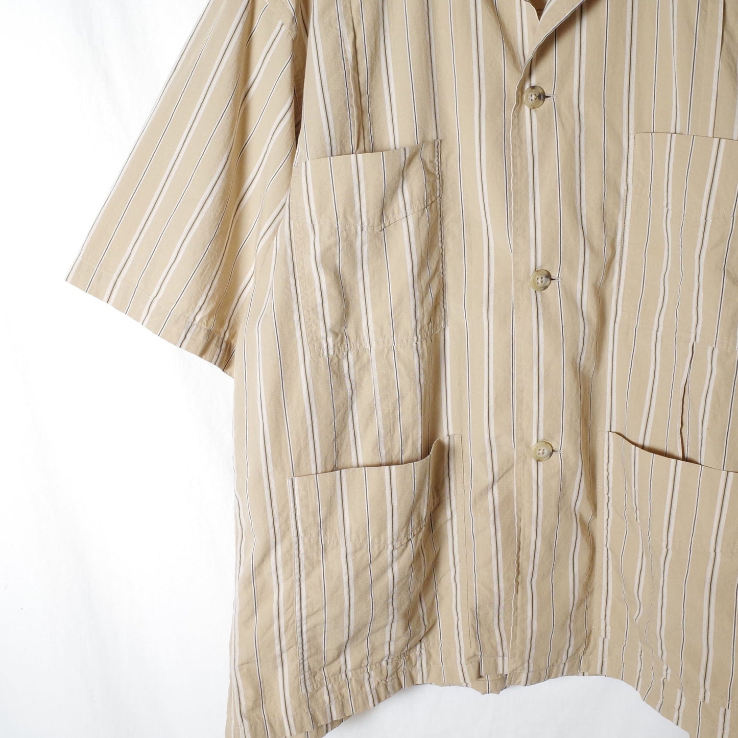 ■在庫あり■ Marvine Pontiak Shirt Makers "Bubbly SH"/マービンポンティアックシャツメーカーズ"開襟半袖キューバシャツ"