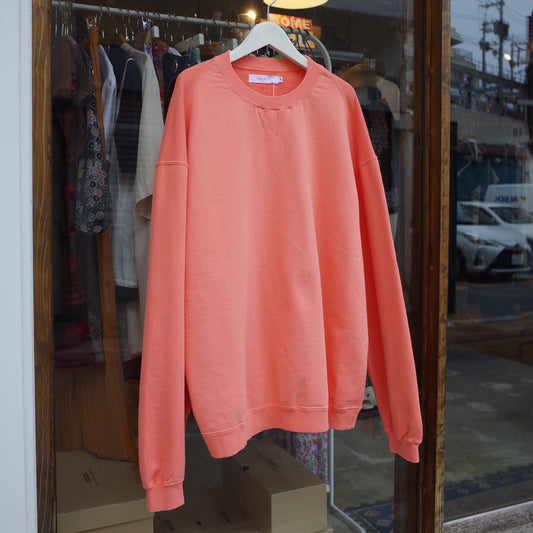 【30%off】SANDINISTA "Overdyed Autumn Sweatshirts" / サンディニスタ "製品染めスウェット"