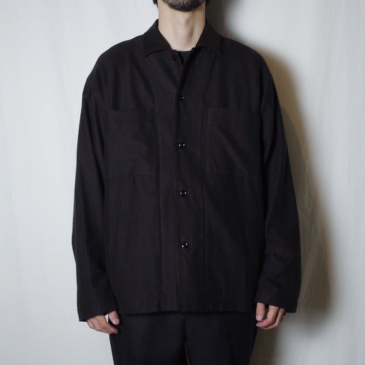 SANDINISTA "Military Nel Shirt Jacket" / サンディニスタ "ミリタリーネルシャツジャケット"