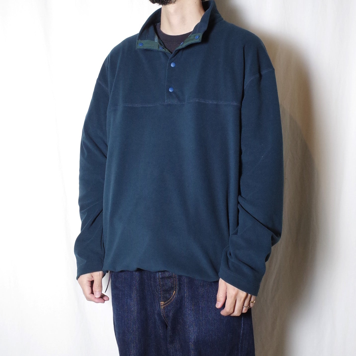 SANDINISTA POLARTEC ︎ FLEEE Snap Pullover / サンディニスタ ポーラテックフリースプルオーバー