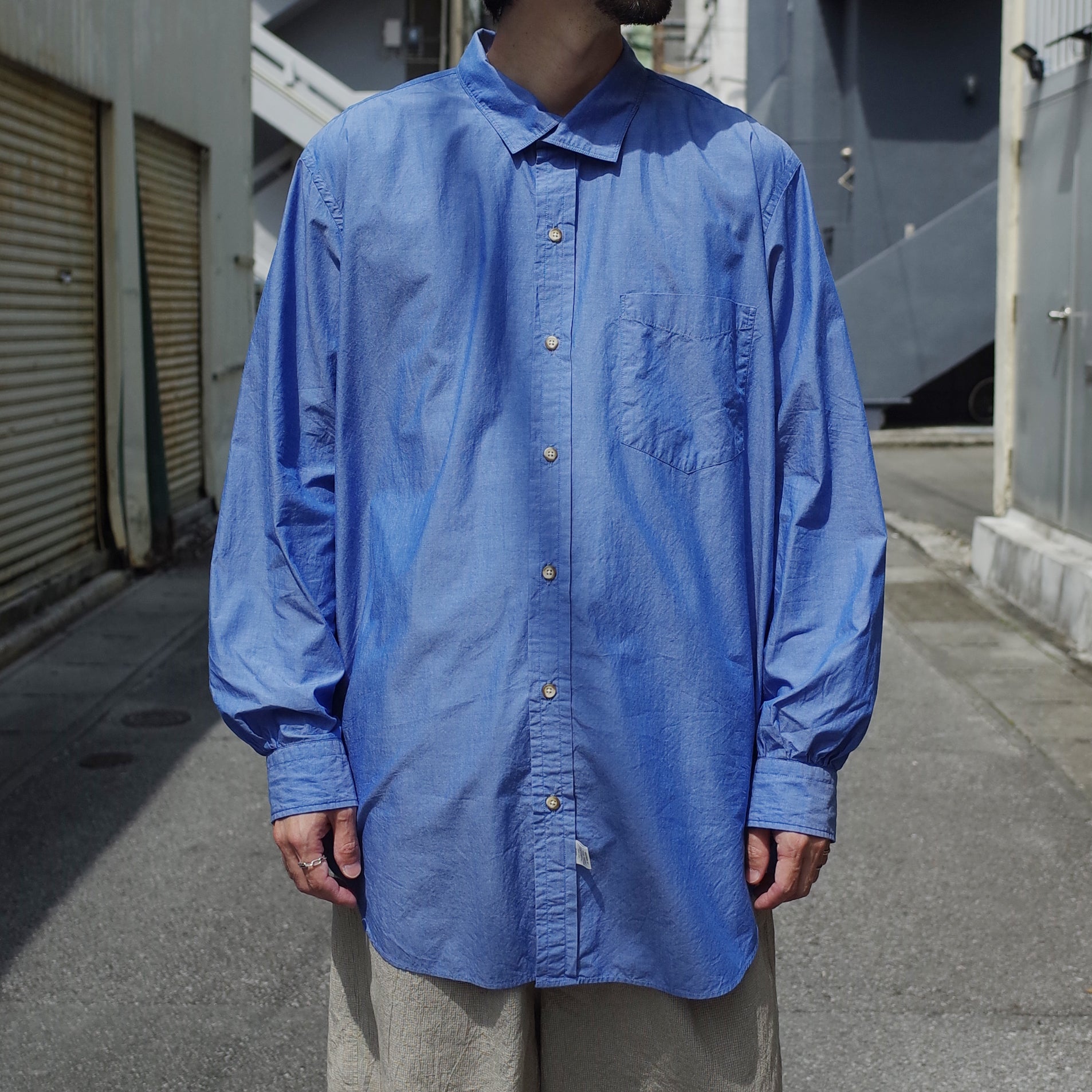 Marvine Pontiak Shirt Makers イタリアンカラーシャツMPSM-2004S