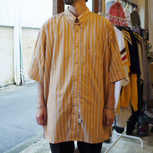 ■在庫あり■ Marvine Pontiak Shirt Makers "Tab Collar S/S SH"/ マービンポンティアックシャツメーカーズ "タブカラーシャツ"