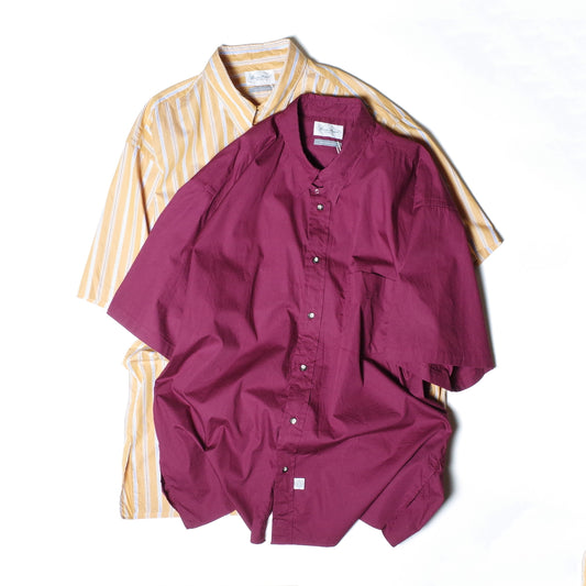 ■在庫あり■ Marvine Pontiak Shirt Makers "Tab Collar S/S SH"/ マービンポンティアックシャツメーカーズ "タブカラーシャツ"