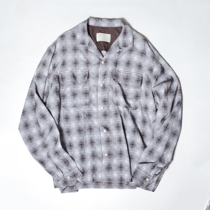 INNAT "GARMENT DYED CHECKED SHIRT" / インアット "製品染めチェックシャツ"