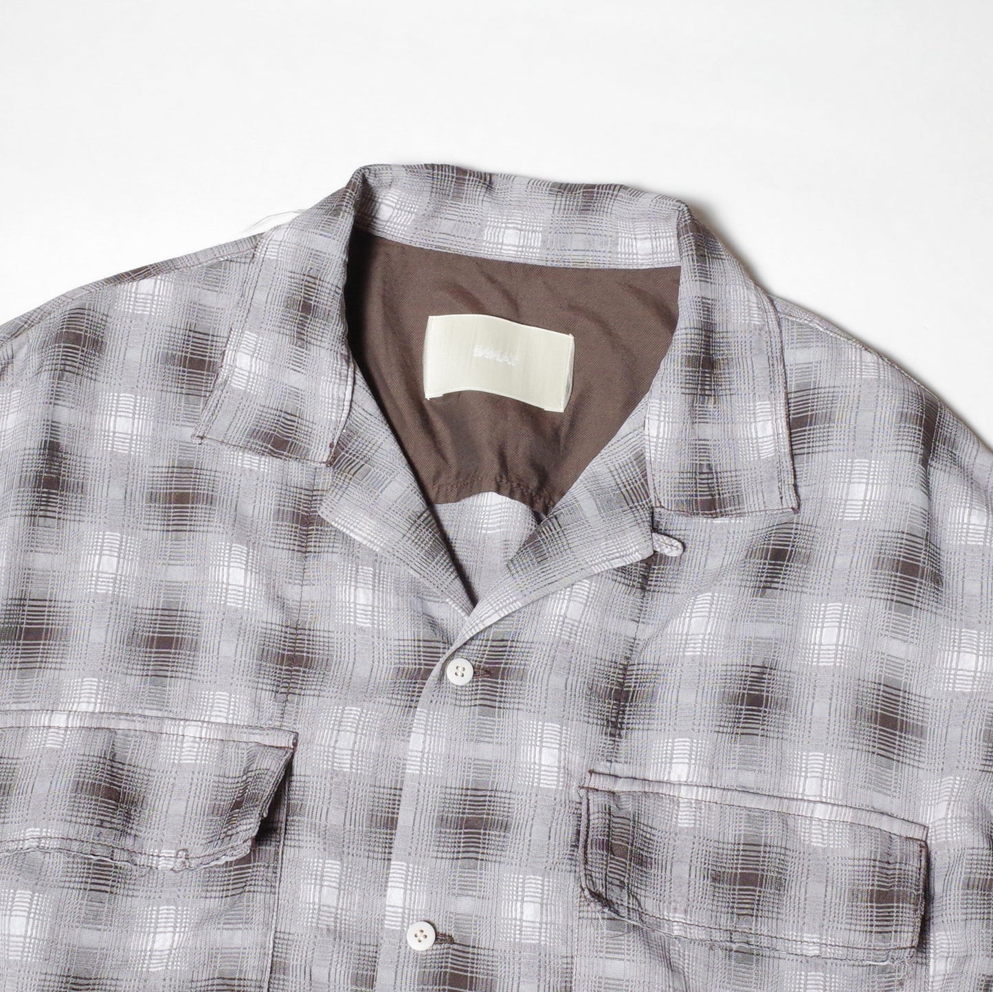 INNAT "GARMENT DYED CHECKED SHIRT" / インアット "製品染めチェックシャツ"