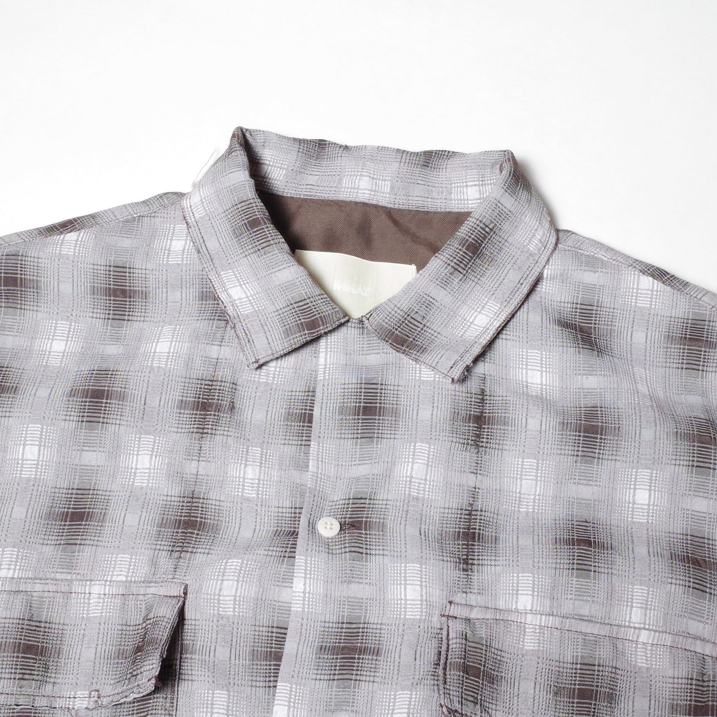 INNAT "GARMENT DYED CHECKED SHIRT" / インアット "製品染めチェックシャツ"