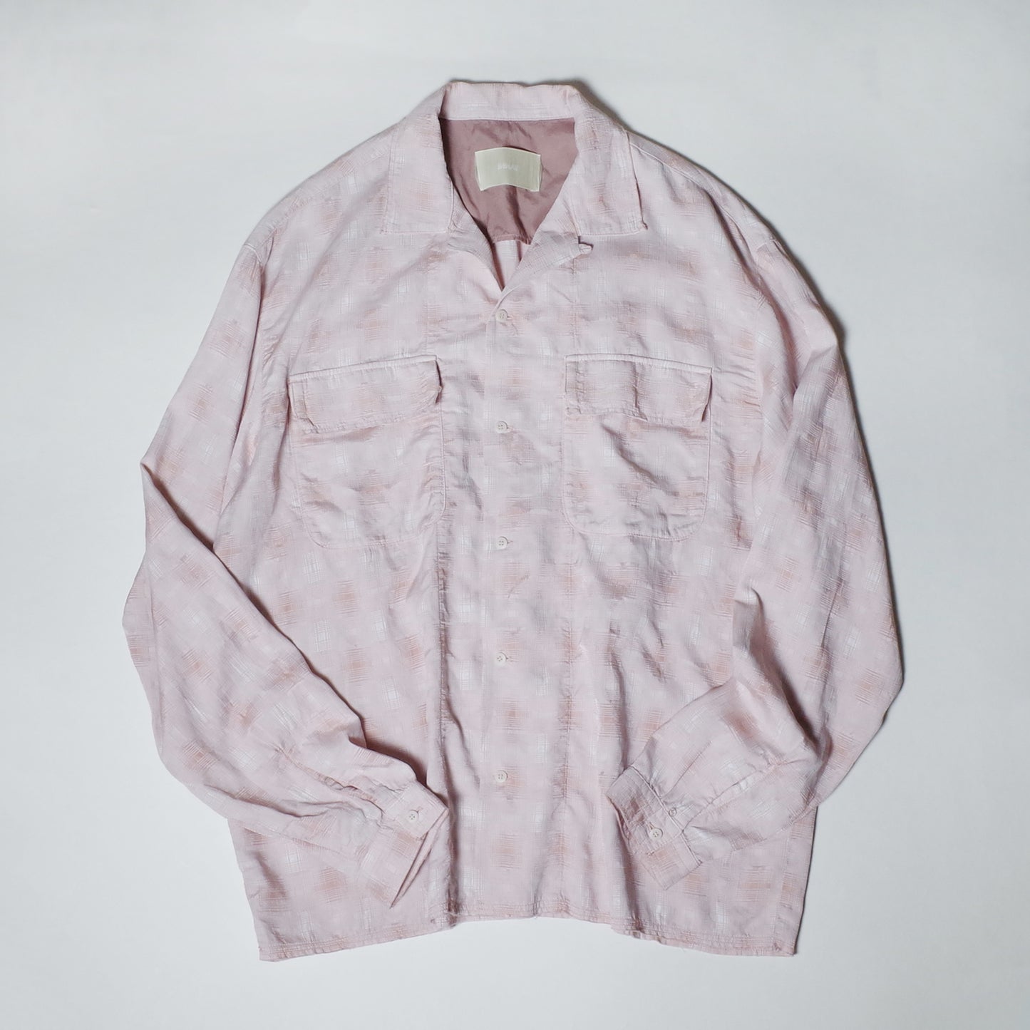 INNAT "GARMENT DYED CHECKED SHIRT" / インアット "製品染めチェックシャツ"