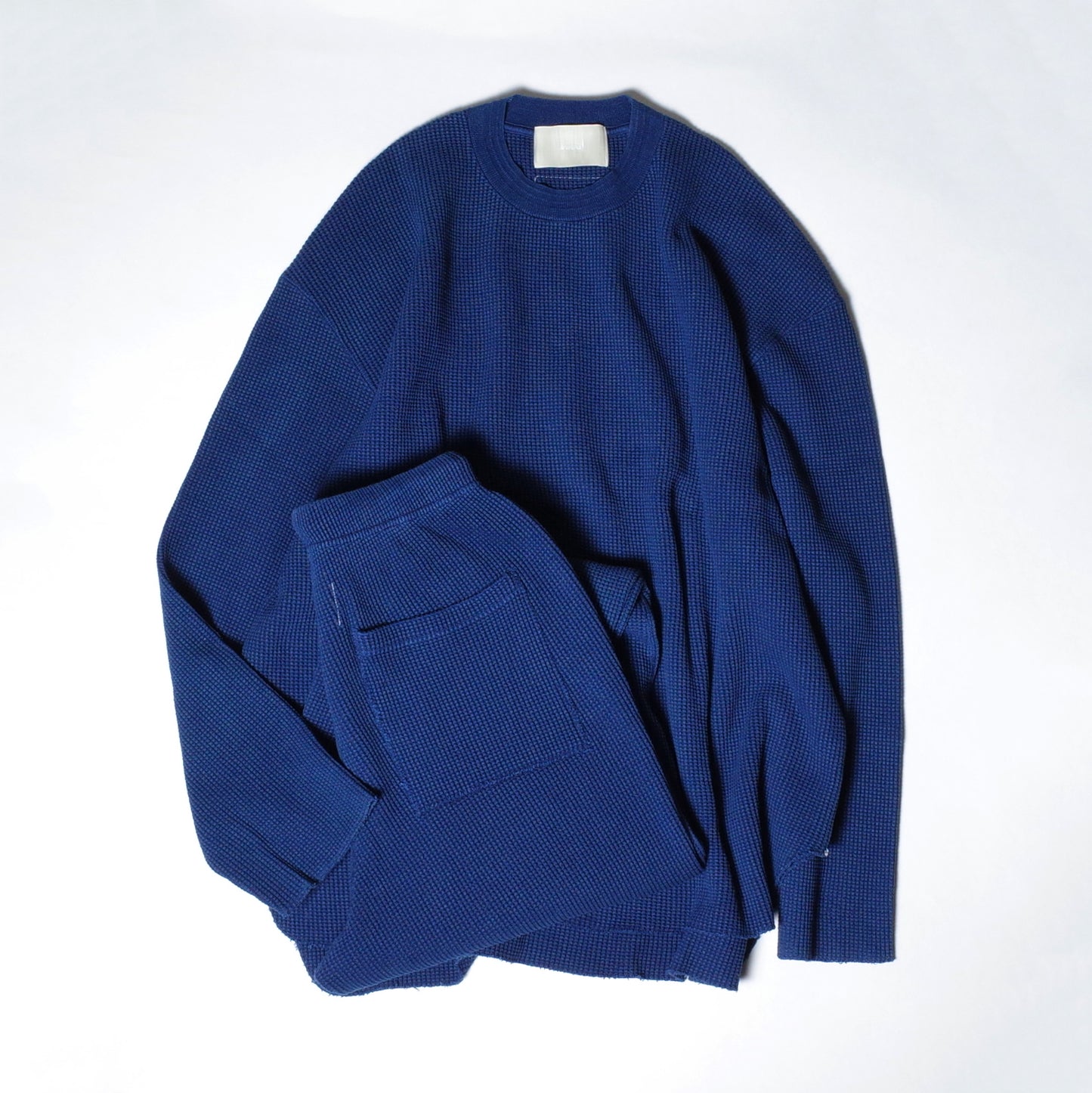 INNAT "HAND-DYED WAFFLE LS TEE" / インアット "手染めワッフル長袖Tシャツ"