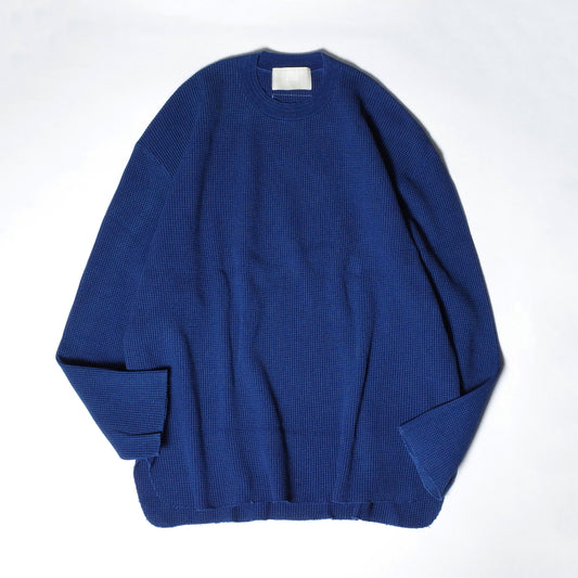 INNAT "HAND-DYED WAFFLE LS TEE" / インアット "手染めワッフル長袖Tシャツ"