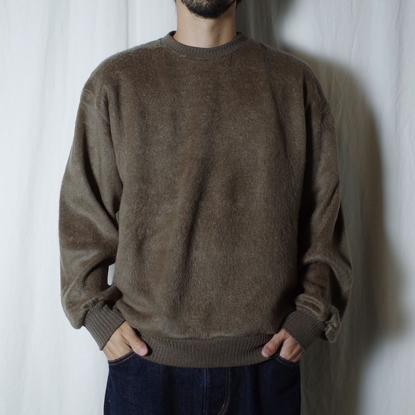 SANDINISTA ”Shaggy Knit Top" / サンディニスタ "シャギーニット"