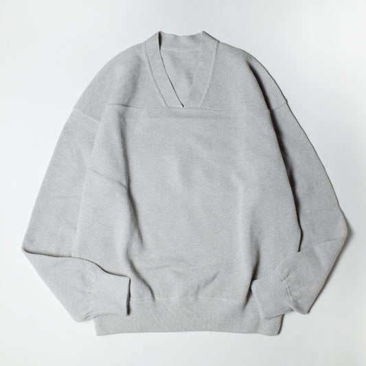 30% off crepuscule "Moss stitch V Neck" / crepuscule "Pique V-neck knit"