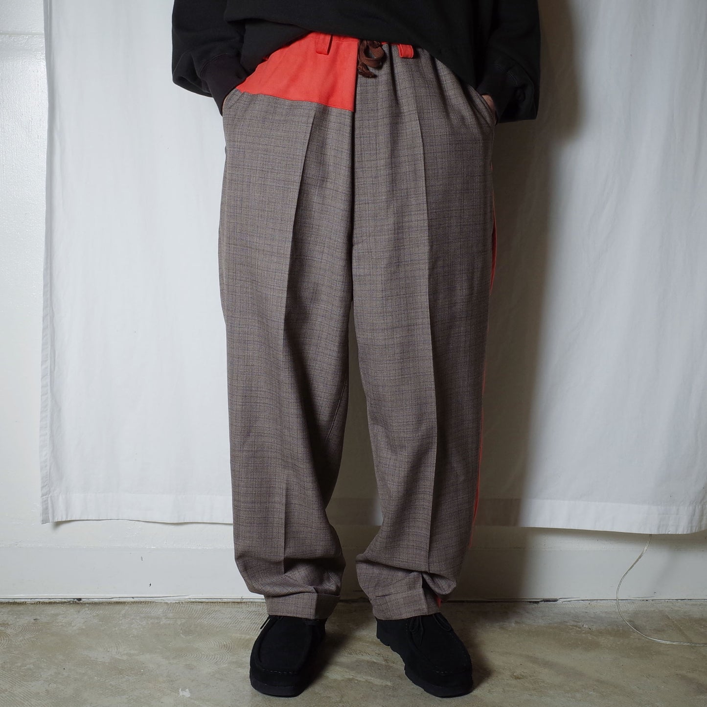 HOMELESS TAILOR "ASYMMETRY WIDE PANTS" / ホームレステイラー "アシンメトリーワイドパンツ"