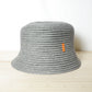 bocodeco "Paper Braid RV Deep Bucket Hat" / ボコデコ"ペーパーブレードリバーシブルディープバケットハット"
